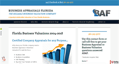 Desktop Screenshot of businessappraisalflorida.com